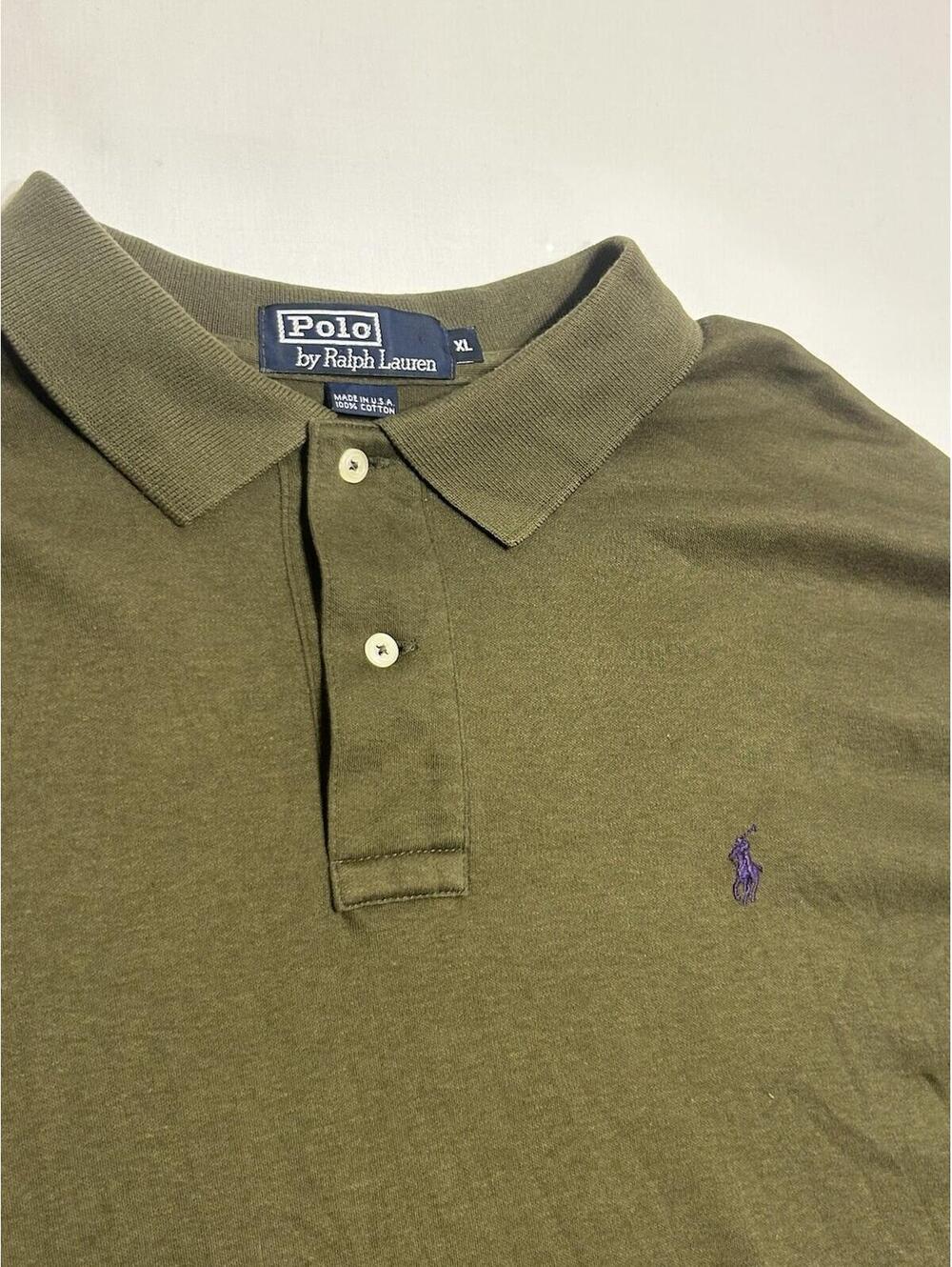 Ralph Lauren Polo Shirt Mens Sz XL Green Pony Short Sleeve